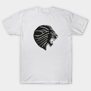 Black Lion Head T-Shirt